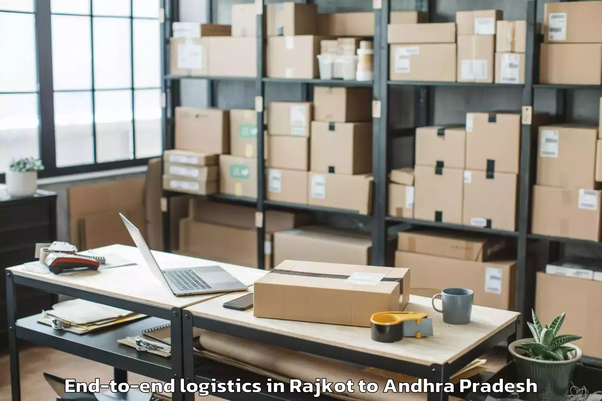 Professional Rajkot to Pedda Nakkala Palem End To End Logistics